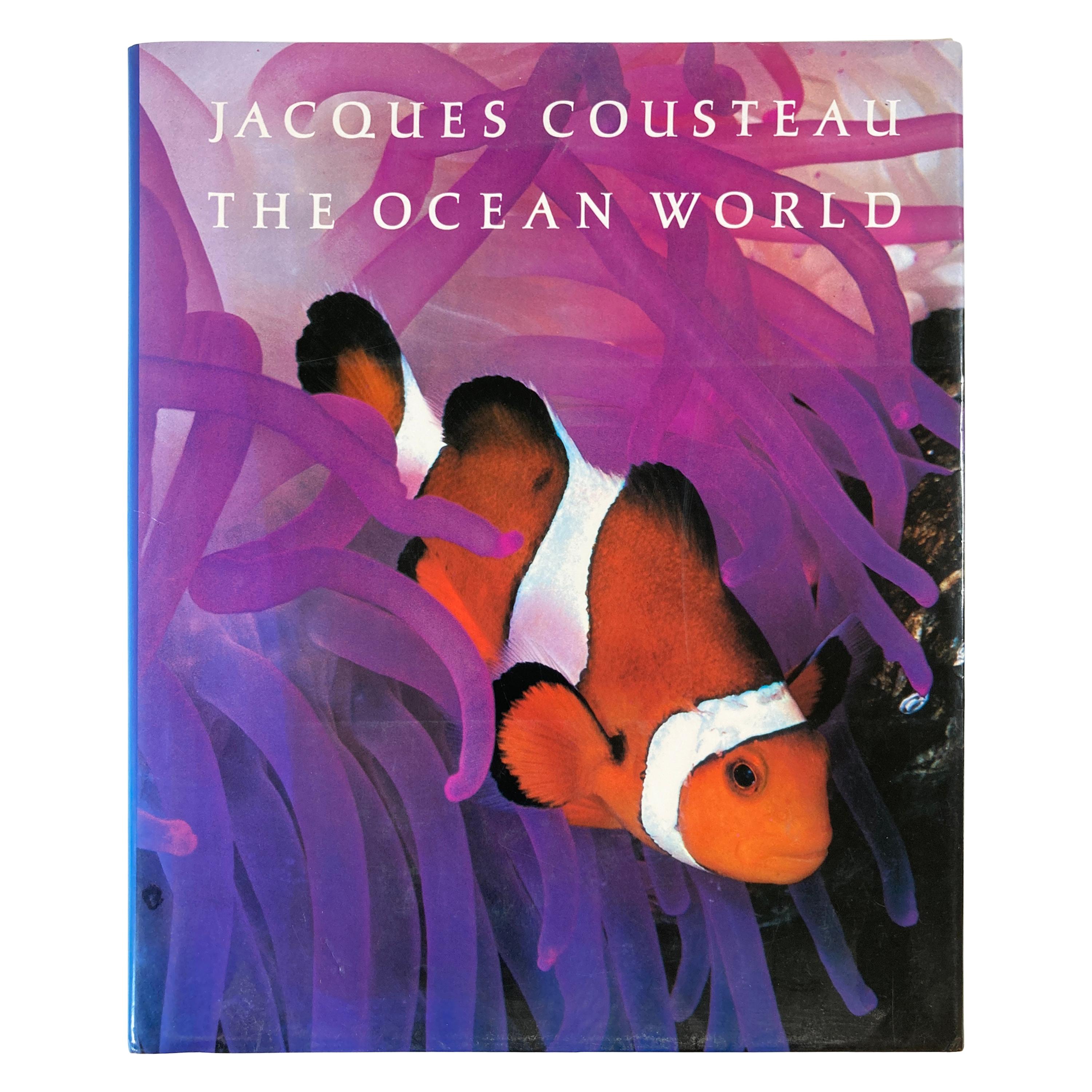 The Ocean World by Jacques-Yves Cousteau Hardcover Book