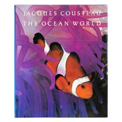 Vintage The Ocean World by Jacques-Yves Cousteau Hardcover Book