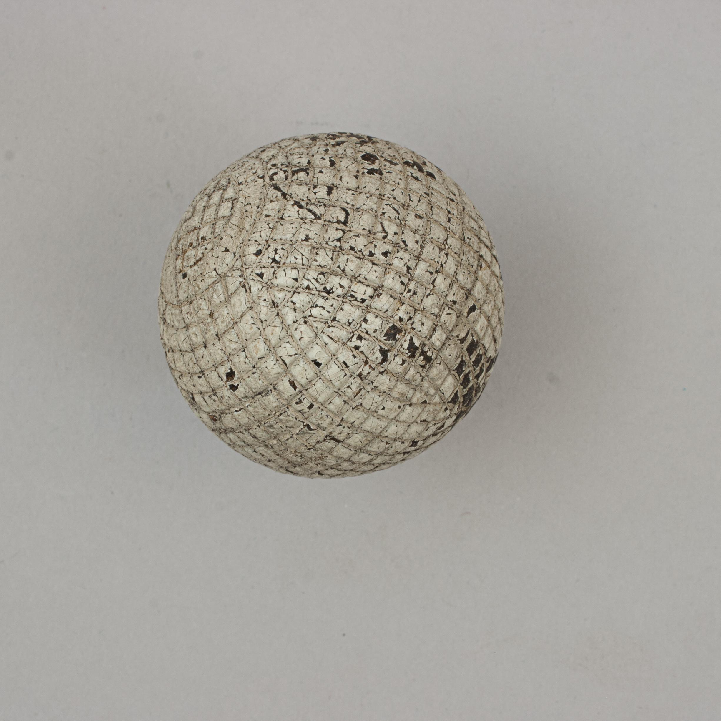The Ocobo, Gutta Percha, Mesh Pattern Golf Ball For Sale 1