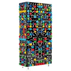 "The Office Game" Cupboard with removable  500 pieces magnet decors