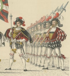 The Old Bernese Banners – A Splendid Procession of Knights & Honor Guards, 1855