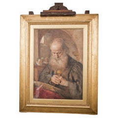 'The Old Clerk' Watercolour by renowned English artist W. J. Wainwright. c.1905