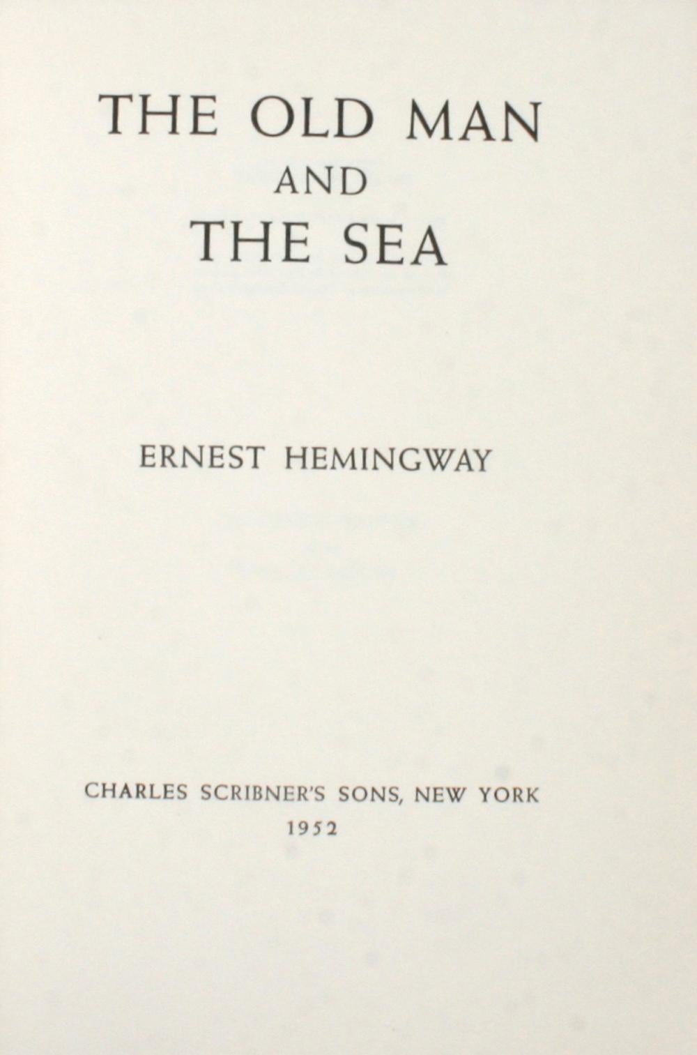 American The Old Man and the Sea by Ernest Hemingway
