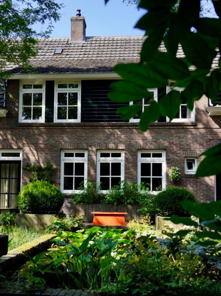 beistelltisch orange metall