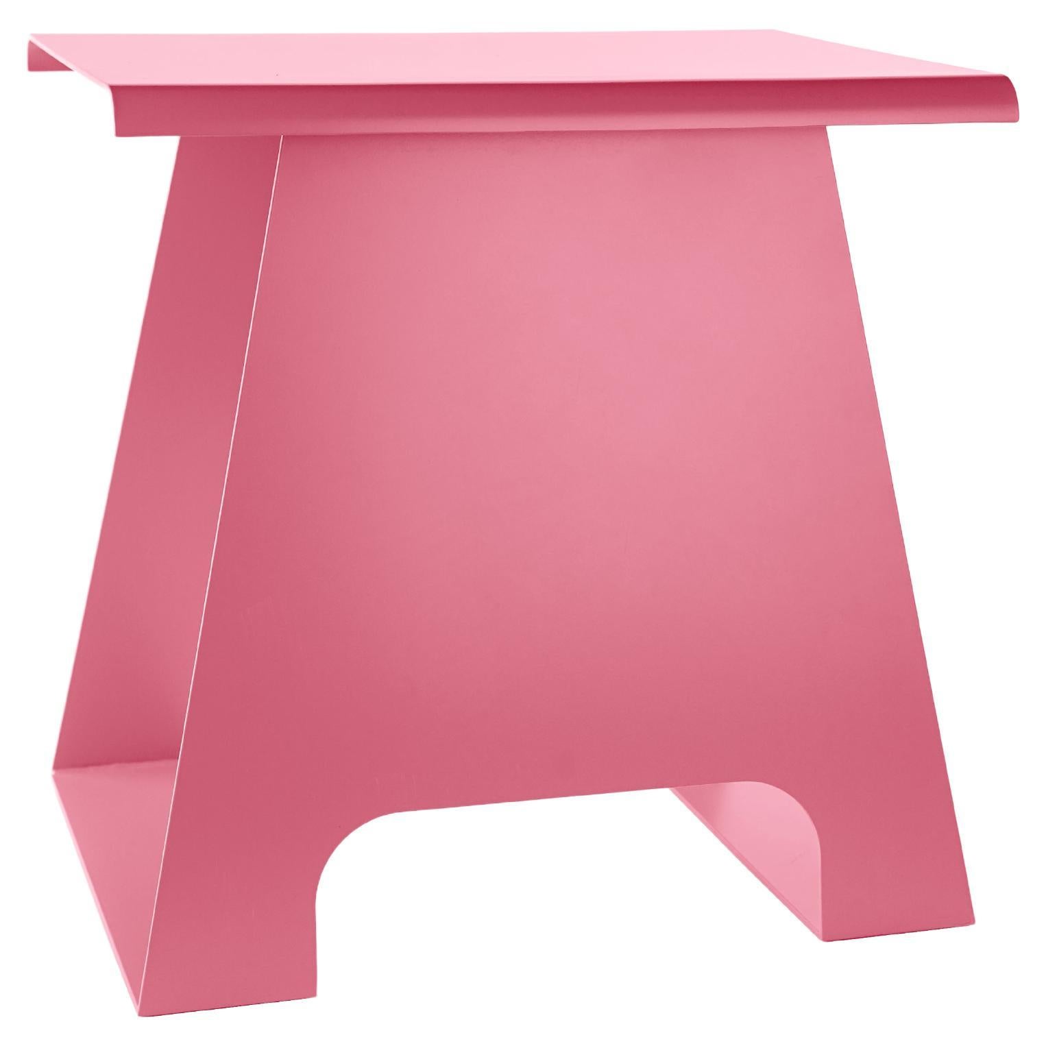Clam Pink Onyx Side Table by Casa Alfarera at 1stDibs