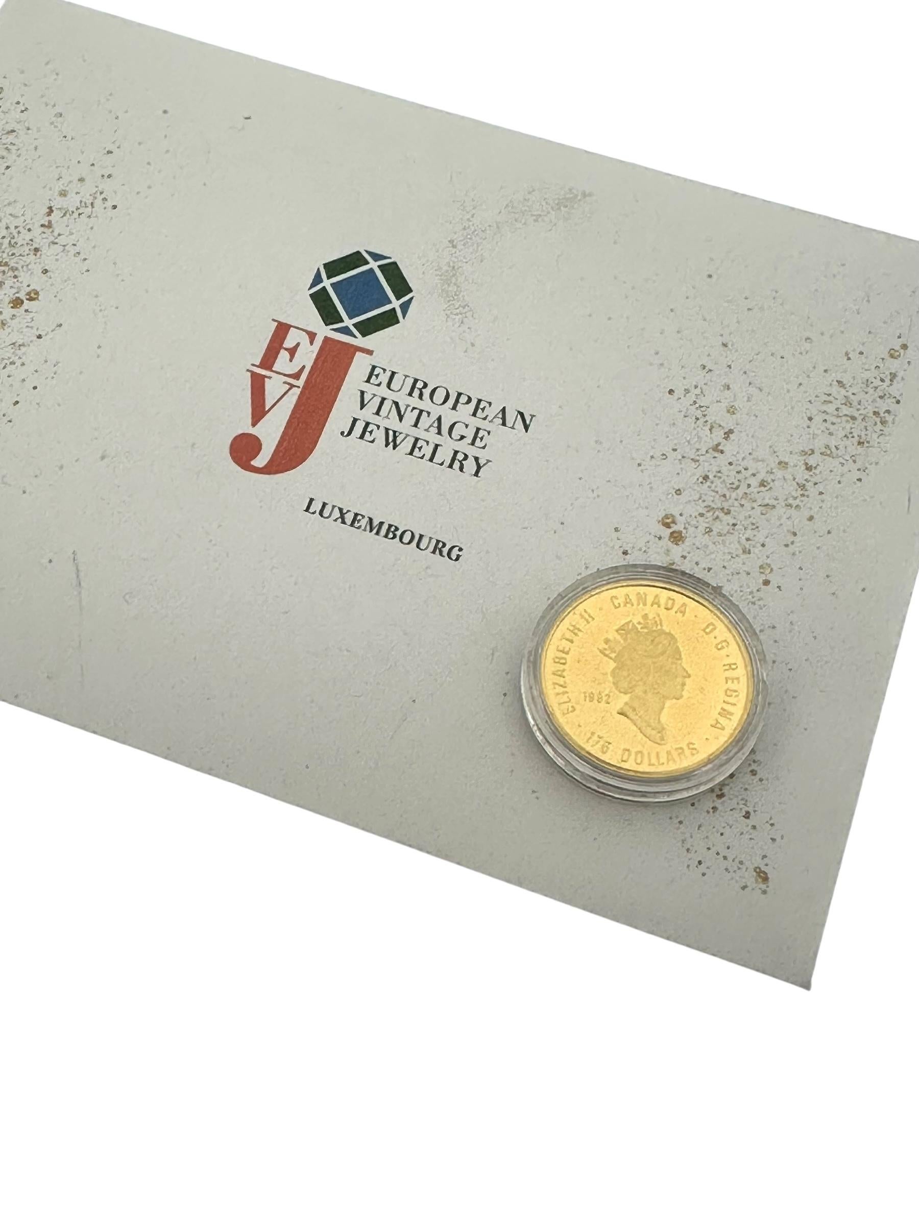 La pièce de monnaie du Centenaire des Jeux olympiques en or jaune 22 carats 1992 en vente 2
