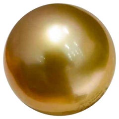 L'unica e sola - Perla True Golden da 17,7 mm certificata PSL
