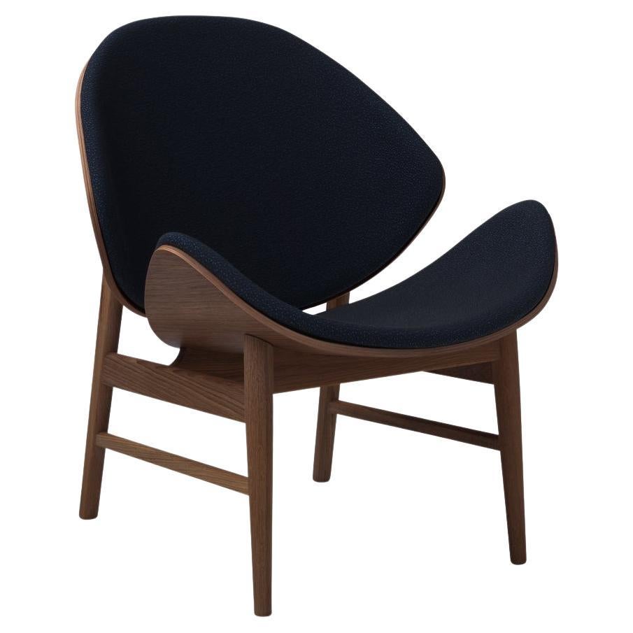 La sedia Orange Chair Sprinkles Smoked Oak, Midnight Blue by Warm Nordic
