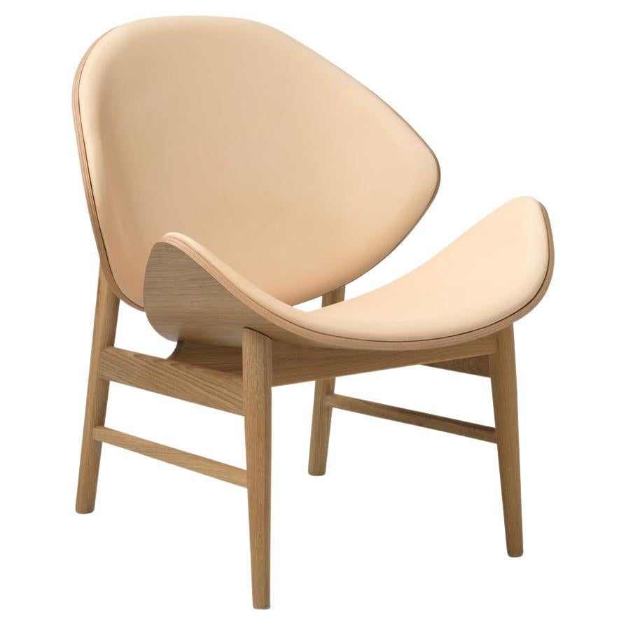 The Orange Chair - Nu végétal en chêne huilé blanc par Warm Nordic