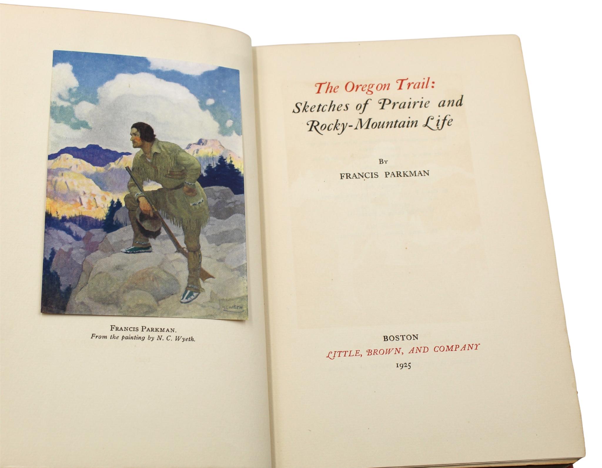 El camino de Oregón, de Francis Parkman, Ilustrado por Wyeth y Remington, 330/950 en Bueno Estado en Colorado Springs, CO