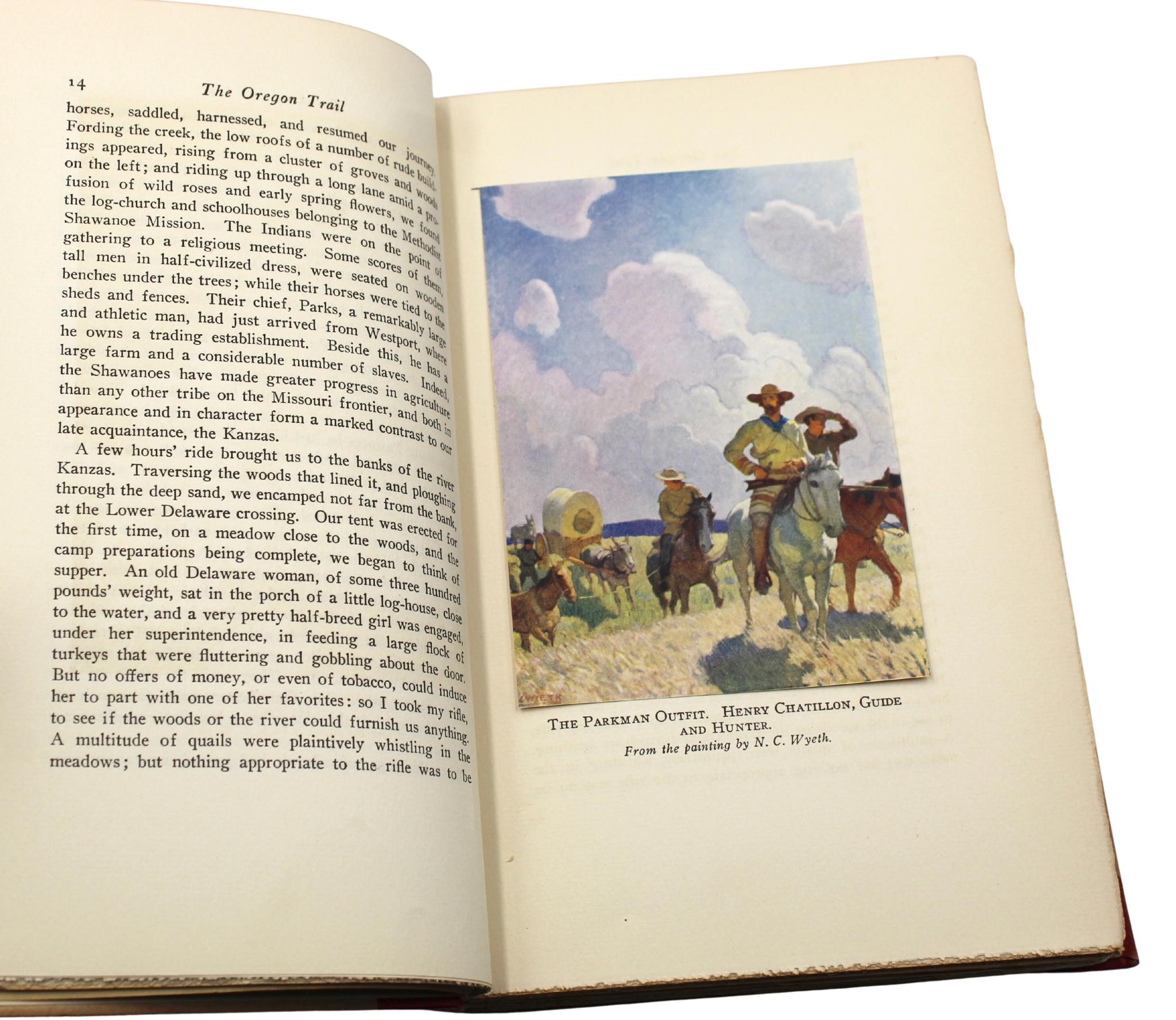 El camino de Oregón, de Francis Parkman, Ilustrado por Wyeth y Remington, 330/950 1