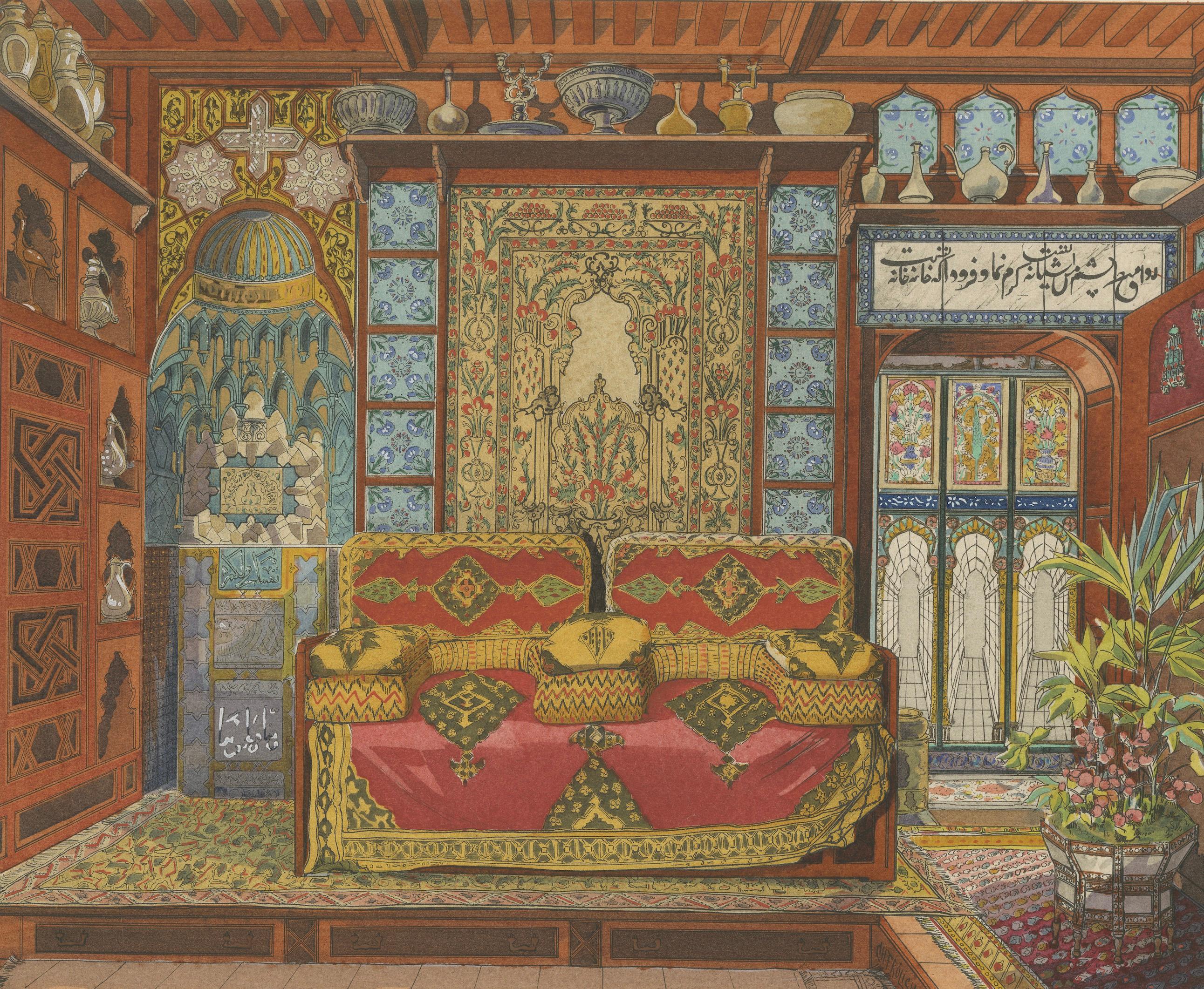 The Oriental Chamber and Mirhab: Ottoman Interior Elegance, 1900