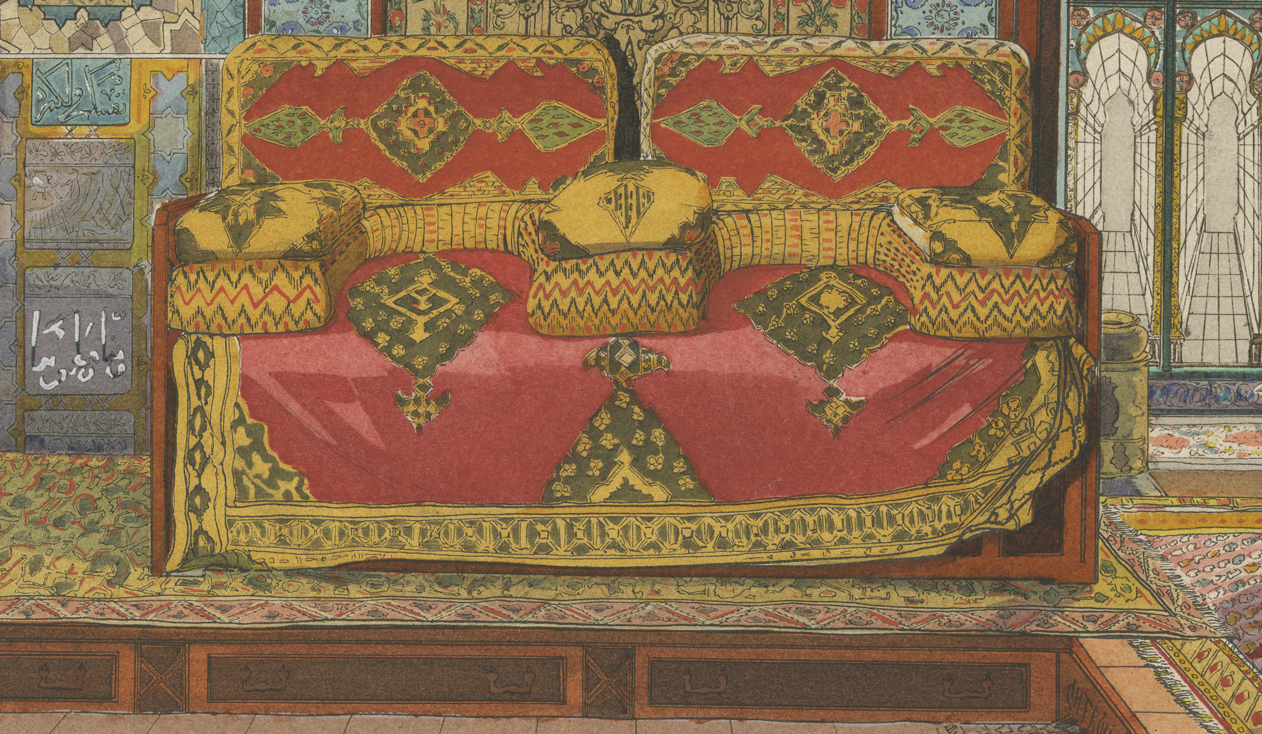 The Oriental Chamber and Mirhab: Ottoman Interior Elegance, 1900