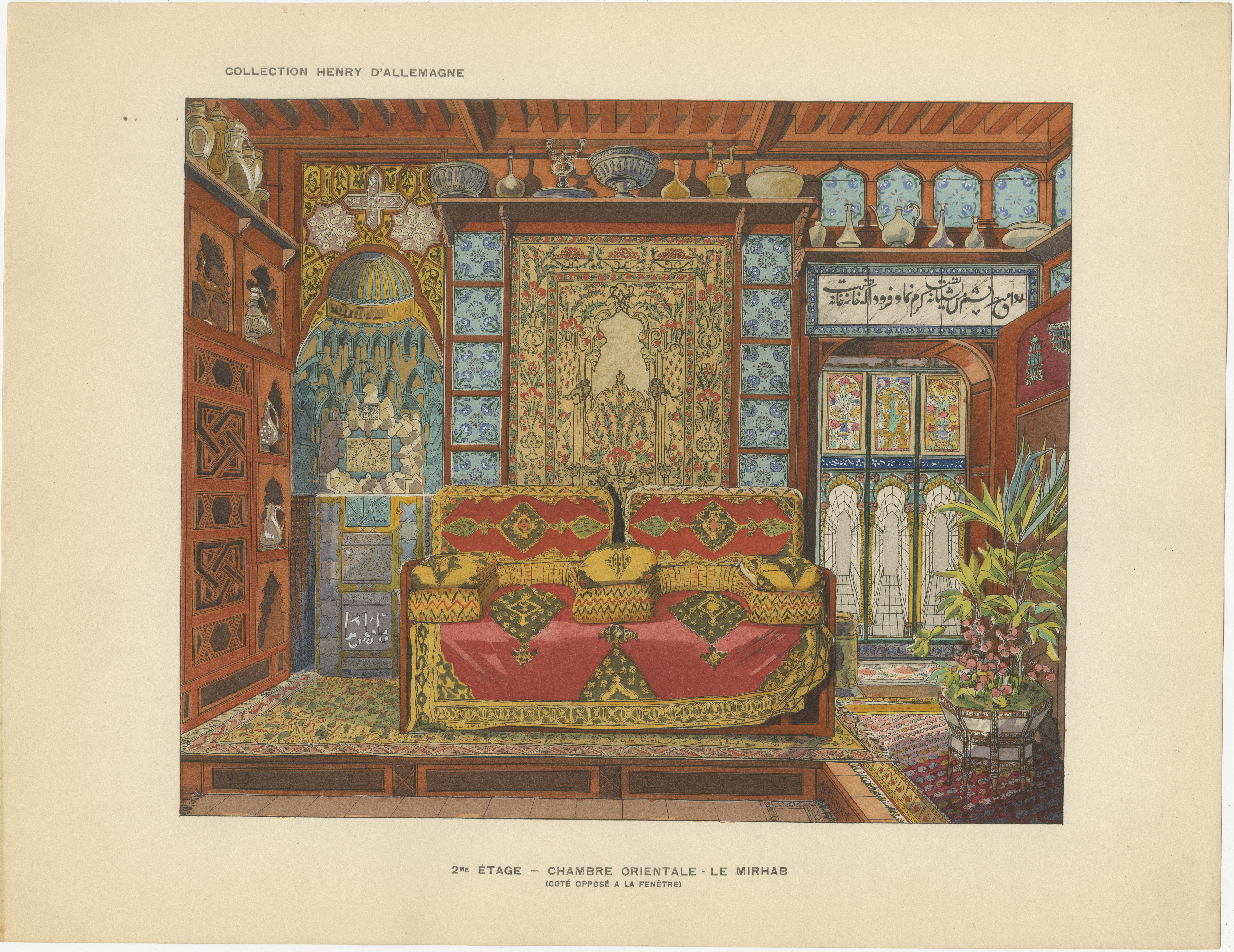 The Oriental Chamber and Mirhab: Ottoman Interior Elegance, 1900