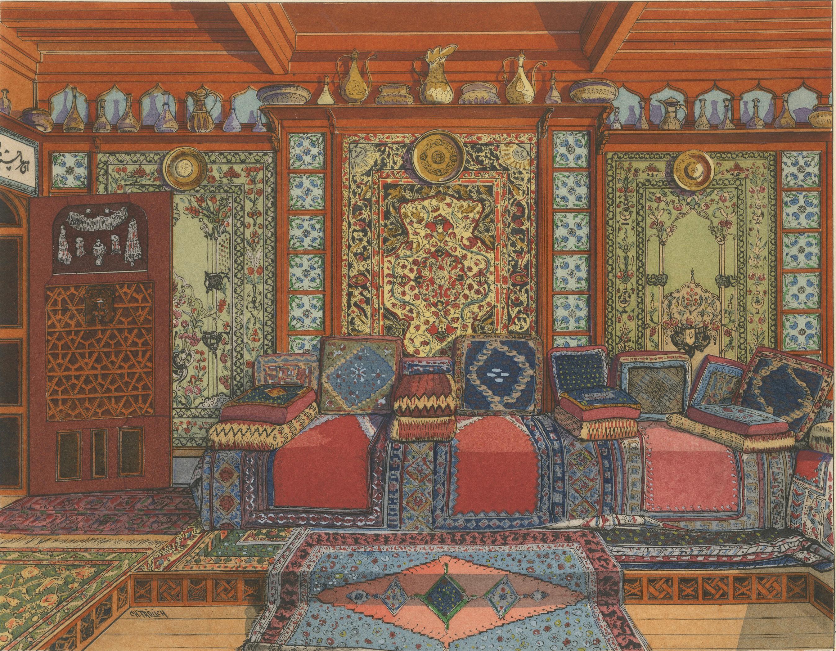 The Oriental Chamber: Ottoman Comfort and Floral Ornament, 1900