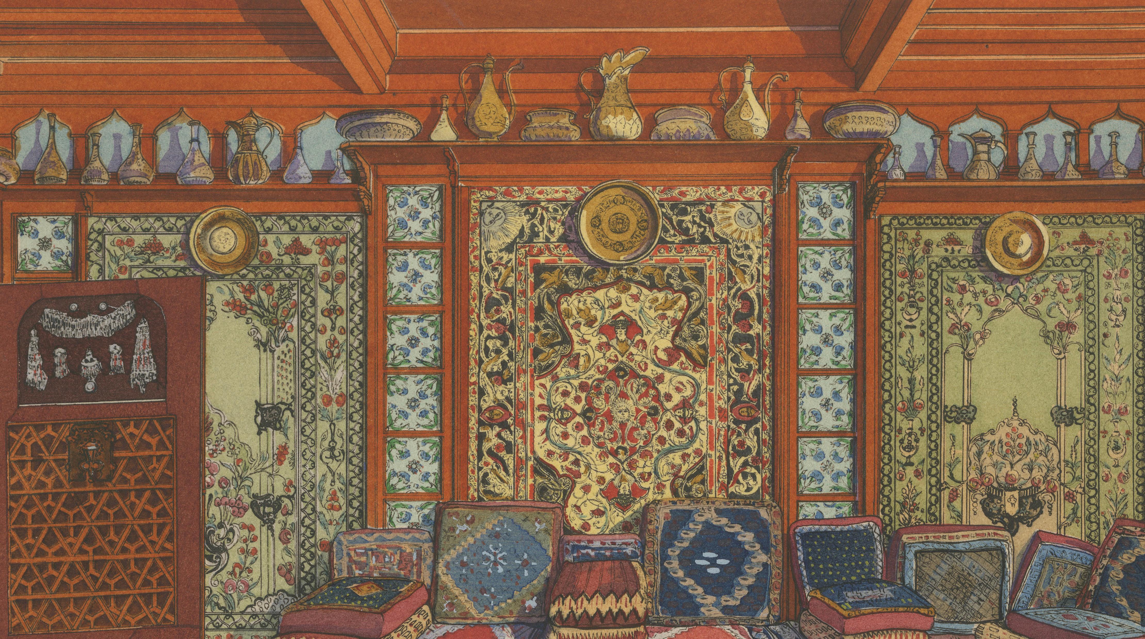 The Oriental Chamber: Ottoman Comfort and Floral Ornament, 1900
