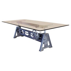 The Original Crank-Up Dining / Conference Table Base