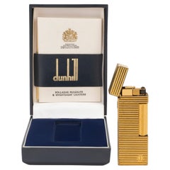 L'originale "James Bond", raro e iconico accendino Dunhill Gold Swiss d'epoca