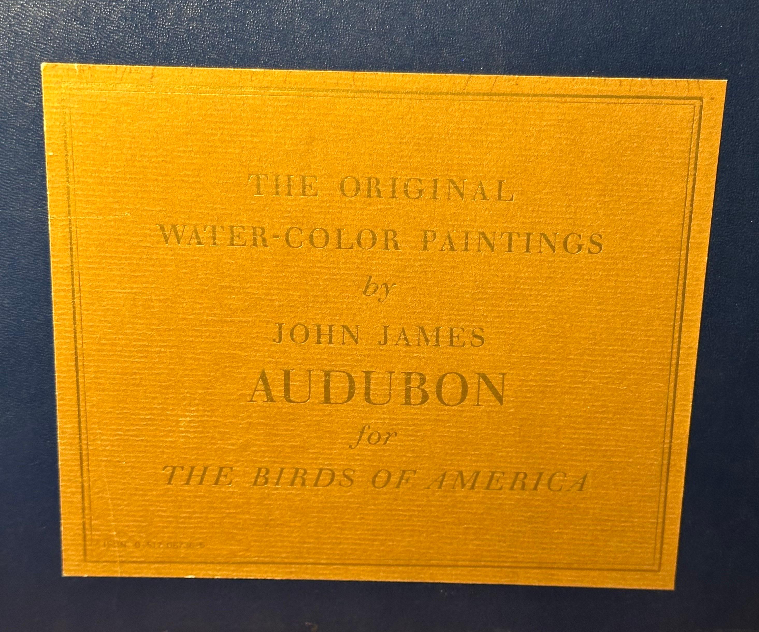 Papier Les peintures originales à l'aquarelle de John James Audubon - Deux volumes en vente