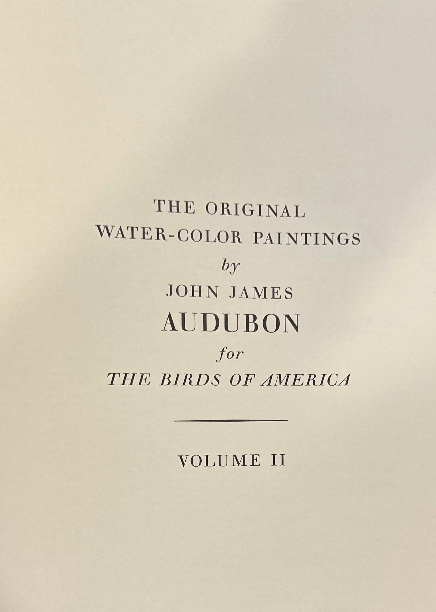 Les peintures originales à l'aquarelle de John James Audubon - Deux volumes en vente 3