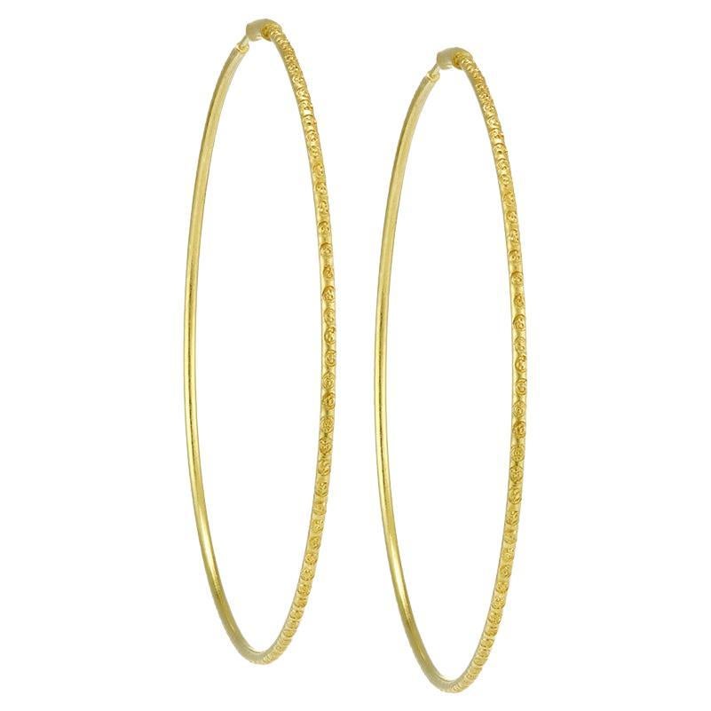 The Osetta Ethical Gold Hoop Earrings For Sale
