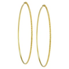 The Osetta Ethical Gold Hoop Earrings