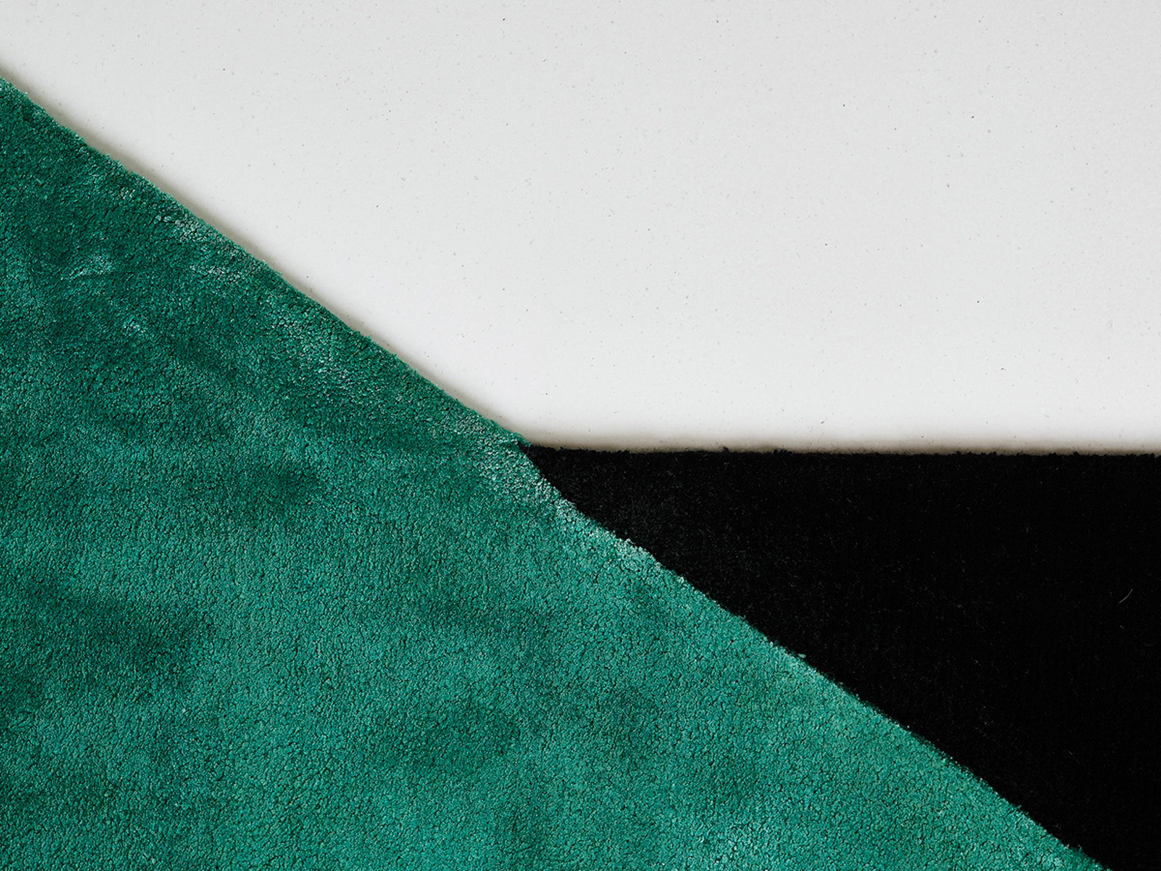 Italian The Other Side Black and Green Carpet 2 by Pierre Gonalons Paradisoterrestre For Sale