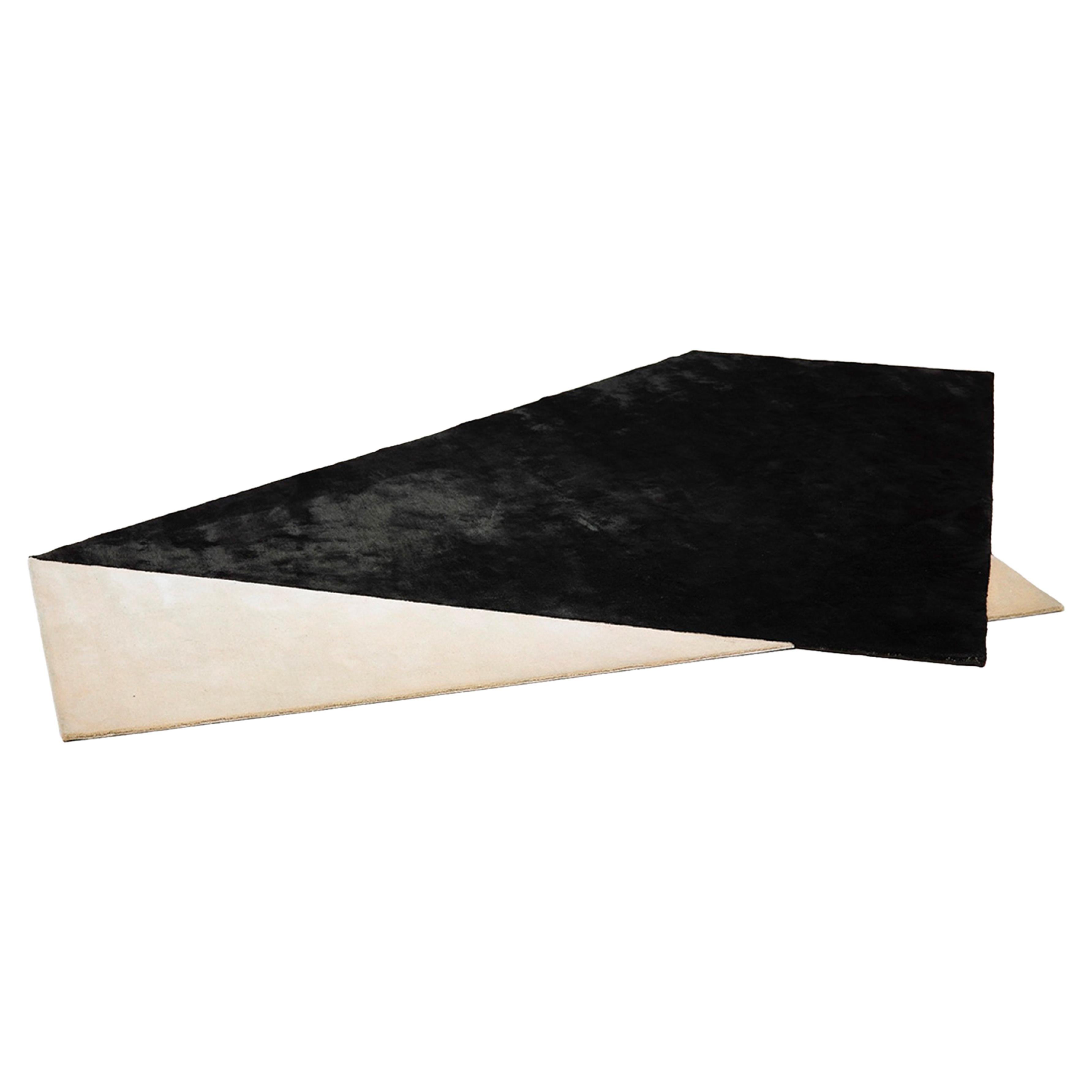 The Other Side Black and White Carpet 1 by Pierre Gonalons Paradisoterrestre  For Sale