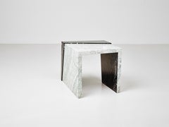 Mesa auxiliar de mármol The Other Side de Pierre Gonalons Edición Paradisoterrestre