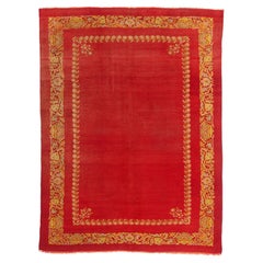 Der Osmanische Garten: Ein opulentes türkisches Oushak-Meisterwerk aus dem späten 19.