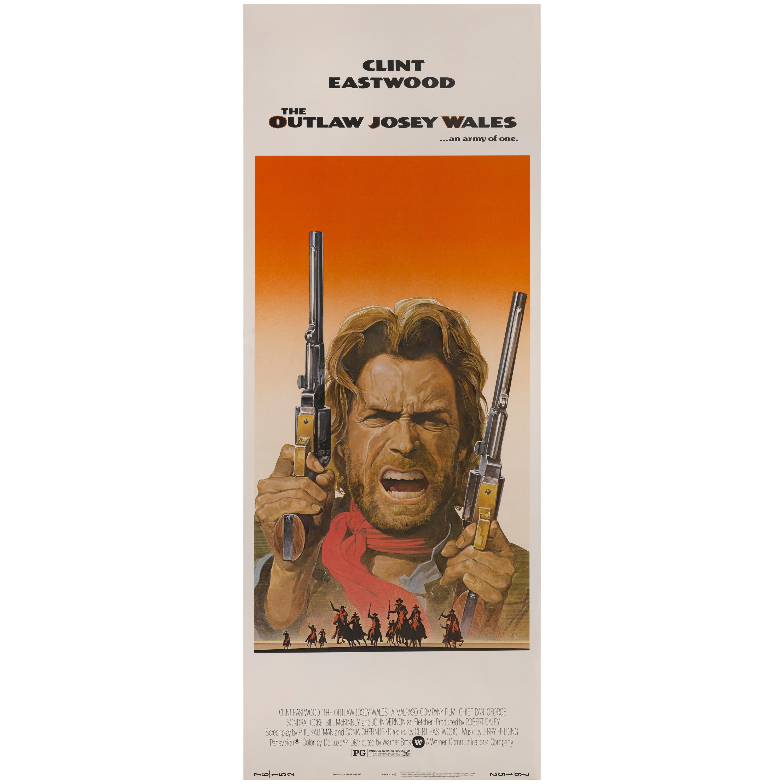FIL078 The Outlaw Josey Wales Clint Eastwood Movie Poster Glossy Posters USA