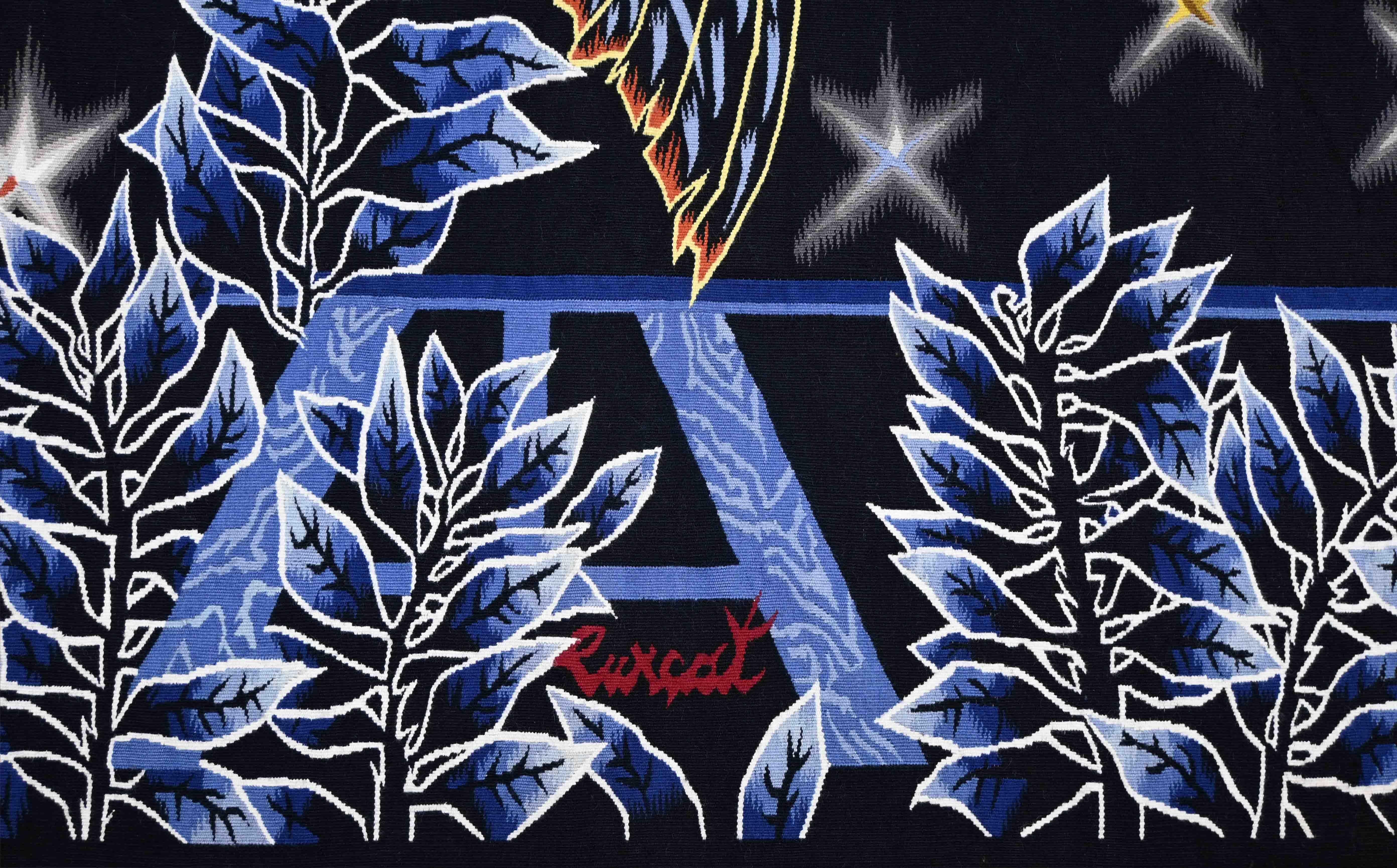 Artist: Jean Lurçat
Era: 20th century
Style: 1950s-1960s design
Condition: Perfect condition
Material: Tapestry
Width: 253 cm
Height: 155 cm
Depth: 0.5 cm

In keeping with tradition, this magnificent tapestry has undergone a thorough cleaning and
