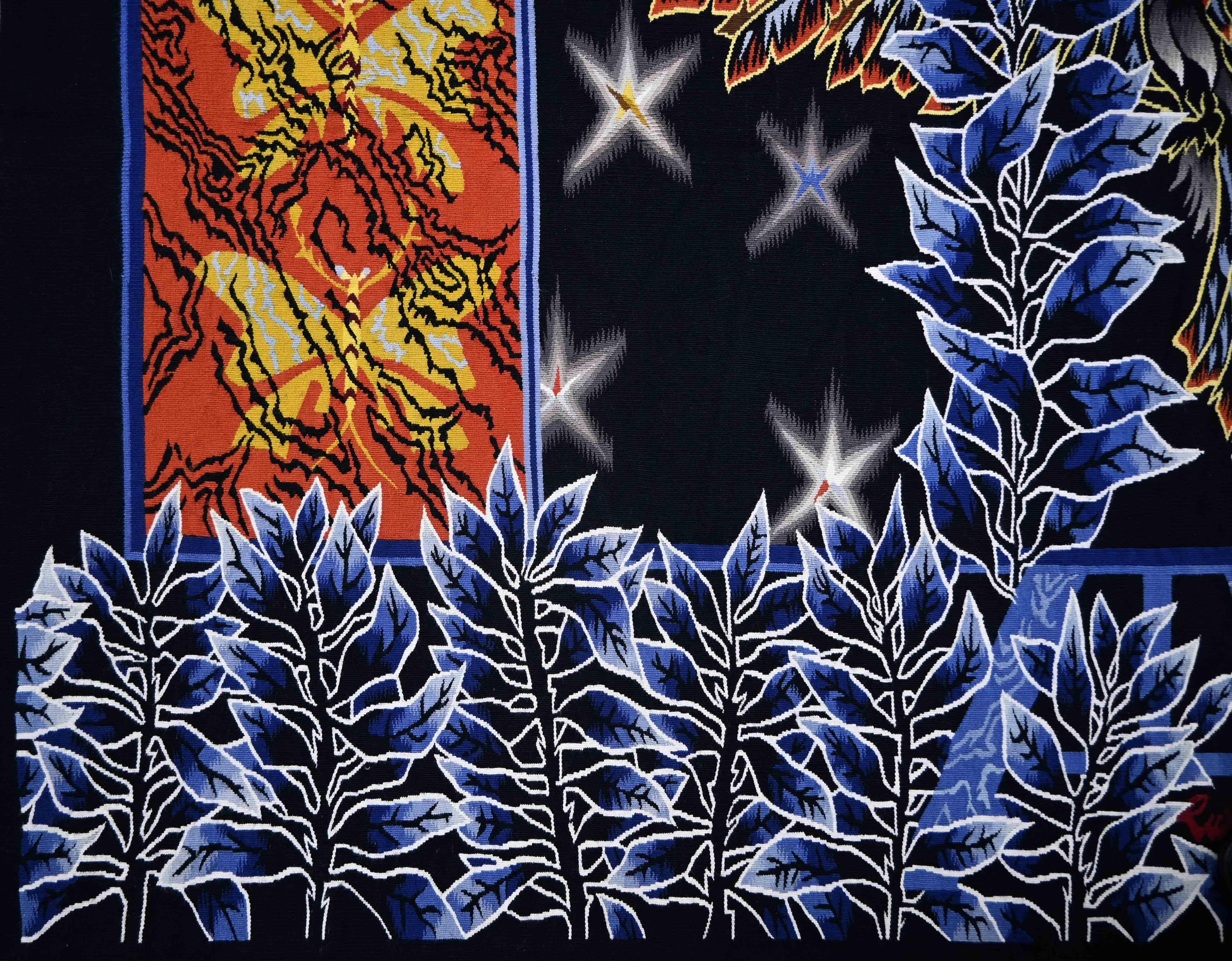 20th Century THE OWL IN THE CUPBOARD, Jean Lurçat - Freznch Tapestry TABARD Aubusson - N 1553 For Sale