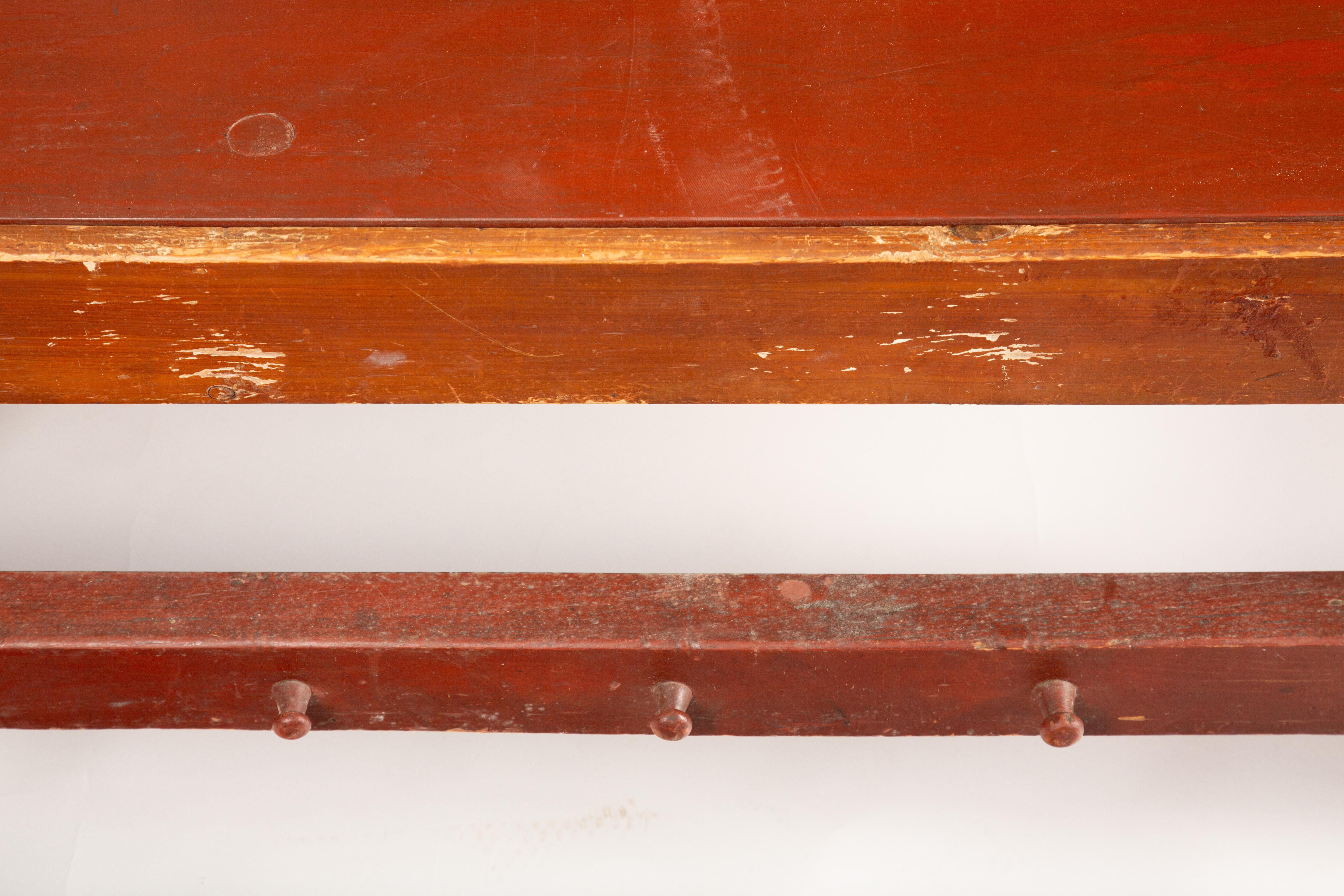 The Painted Garden: 19th-Century Venetian Storybook Bench For Sale 3