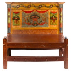 The Painted Garden: 19th-Century Venetian Storybook Bench