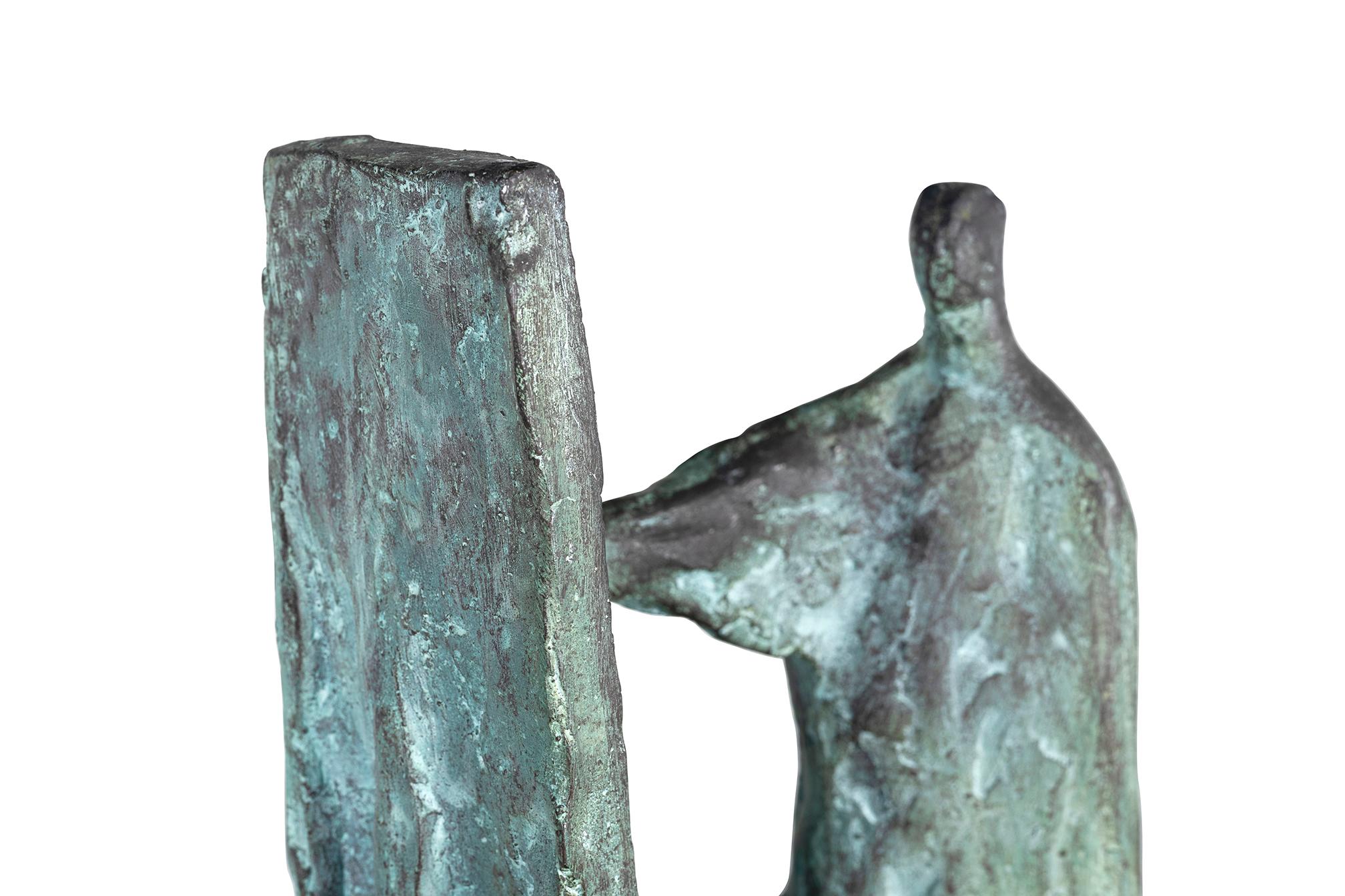 Skulptur „Der Maler“ von Art Lamberts (Bronze) im Angebot
