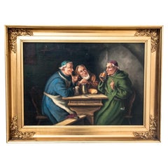 The painting "Monks in the inn".