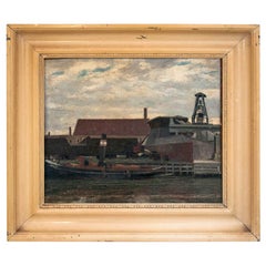 The Painting "Ship in the port"