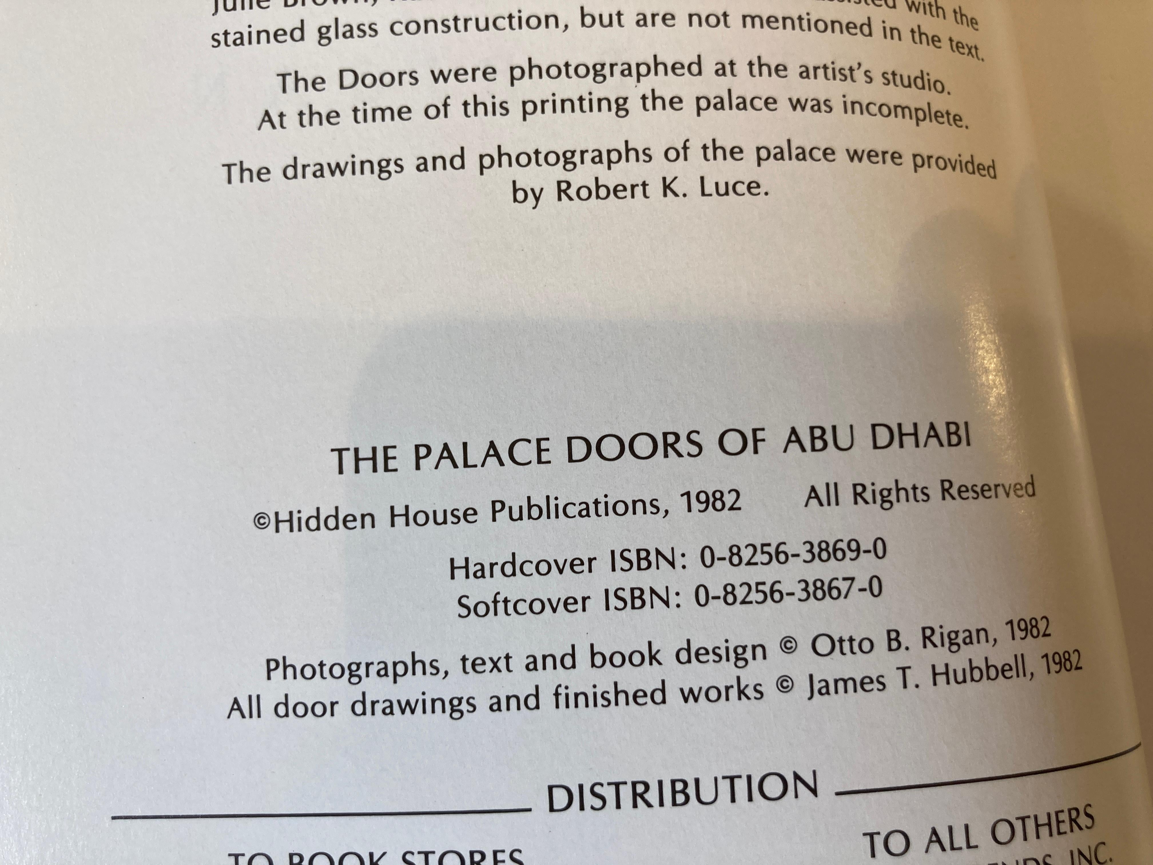 20th Century Palace Doors of Abu Dhabi Book