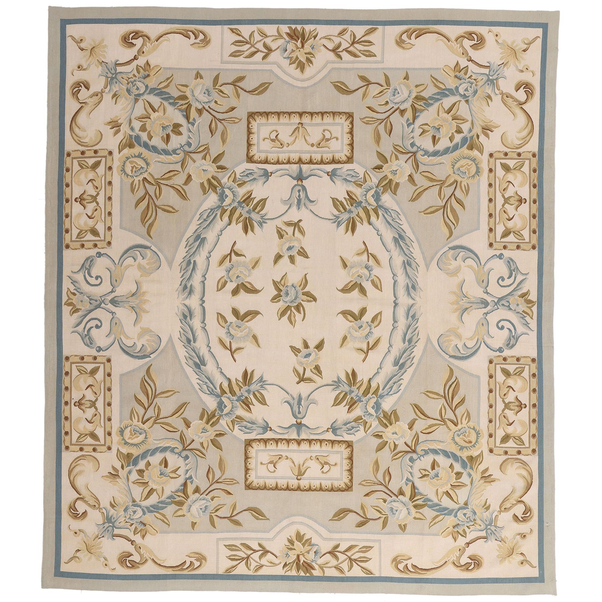 The Palais de Fleurs: A Chinese Aubusson Masterpiece of Timeless Elegance For Sale