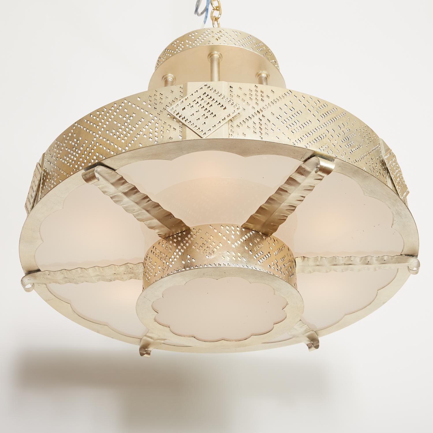 Palmyra II Ceiling Fixture by David Duncan In New Condition For Sale In New York, NY