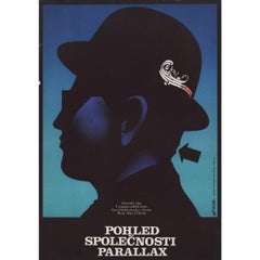 The Parallax View 1974 Czech A3 Film Poster