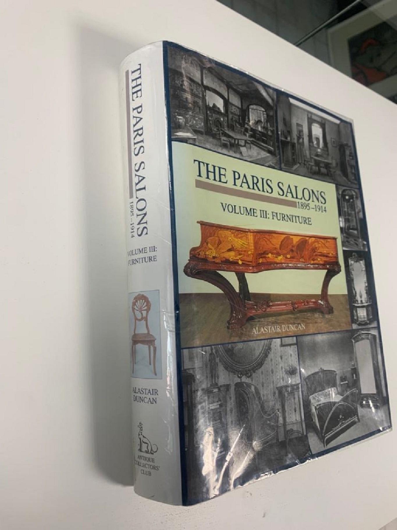 This is the third in a multi-volume collection providing a visual catalogue record of the decorative arts of the Paris Salons. Included in this volume are reproductions of the catalogue illustrations of furniture at the Exposition Universelle of