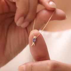 The Parrot Sapphire And Diamond Necklace