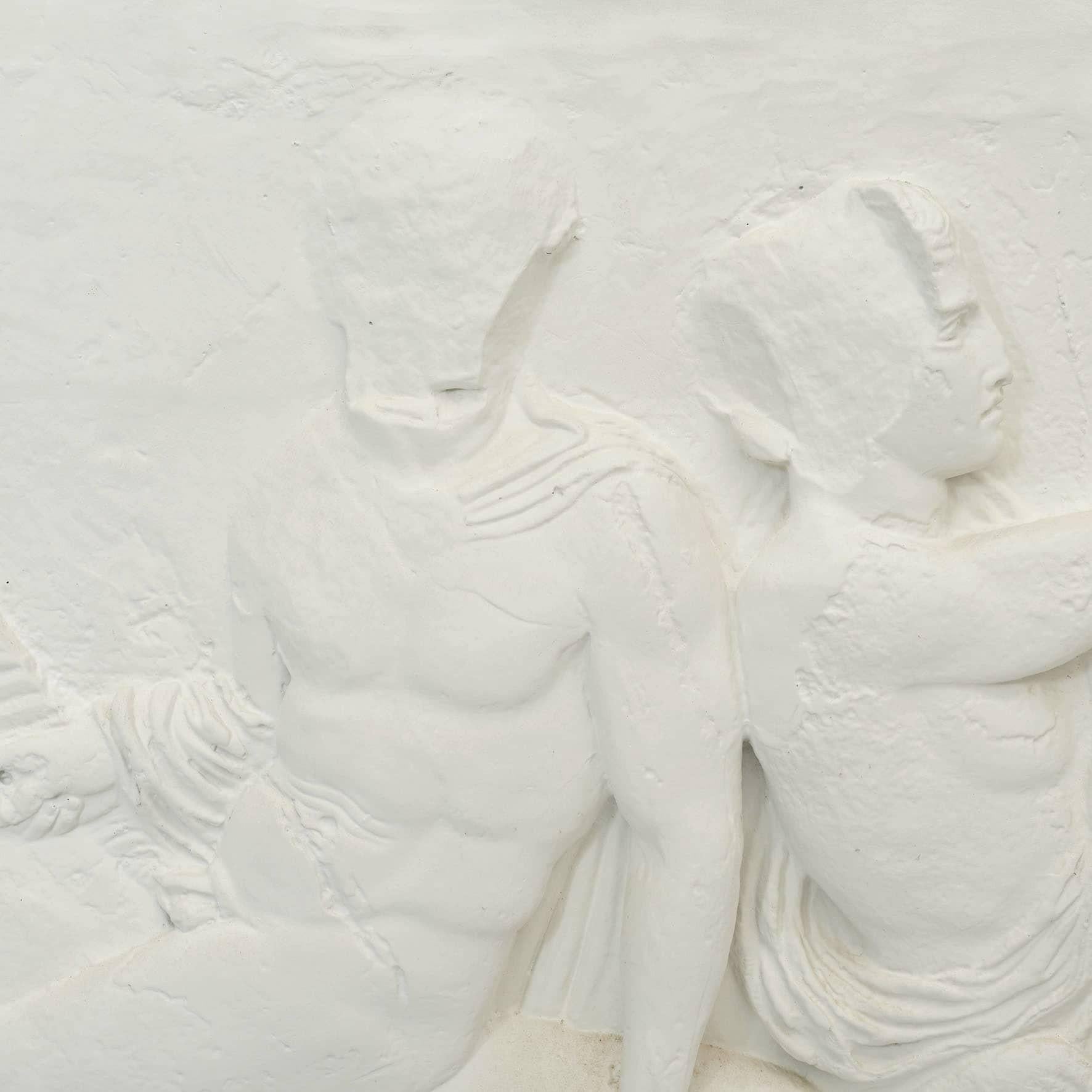 Classical Greek The Parthenon Frieze. Part Of Plaster Casting