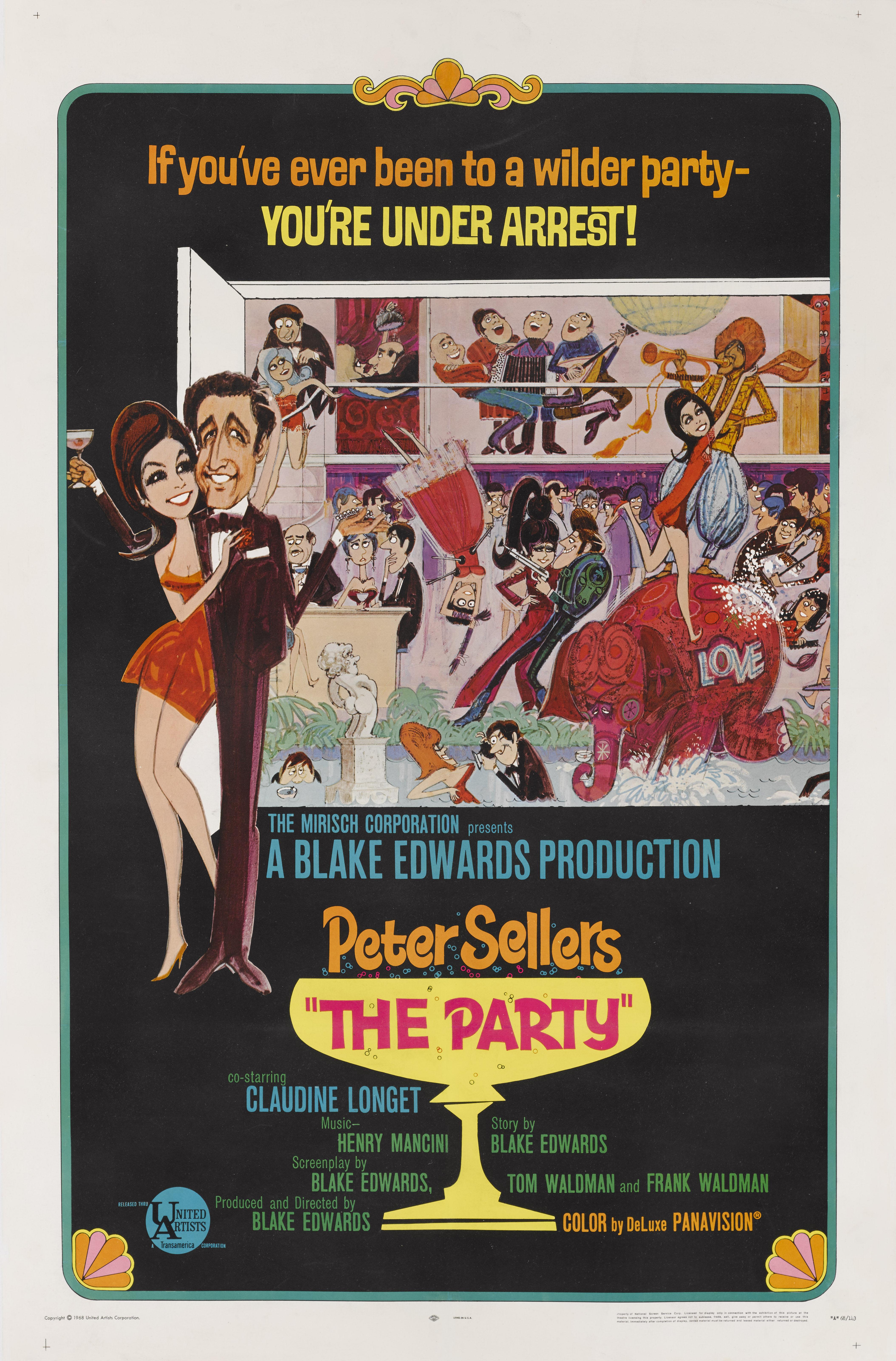 Original 1968 style a US film poster. The artwork is by Jack Davis (1924-2016)
Two different US one sheets were printed for this film. This style a design is by far the rarer of the two
The party is built around the classic premise of the fish out