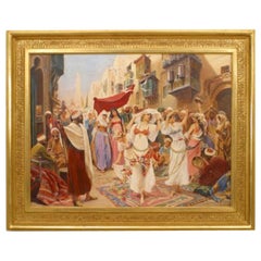 The Party Painting of Crowded Market, Party