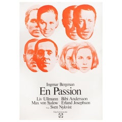 The Passion of Anna 1969 Swedish B1 Film Poster