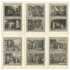 La Passion du Christ - Douze scènes dramatiques, gravures de Pieter Mortier, c1700