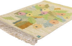 The Pastel Bloom Reverie: An Ingegerd Silow Masterpiece of Modernist Serenity